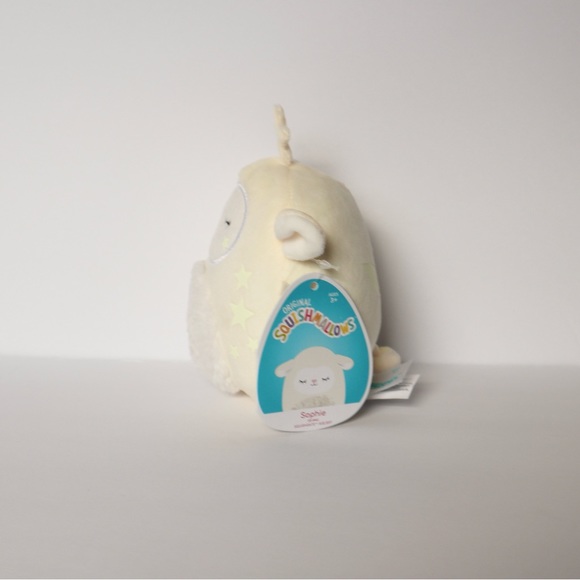 Glow in the Dark Sophie the Sleeping Sheep 4.5” Squishmallow Animal Plush Toy - Picture 9 of 9